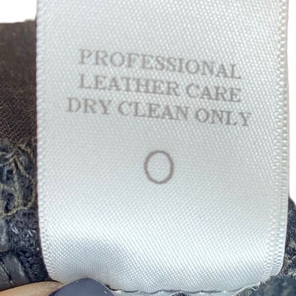 ALC Lambskin Trim Wool Blend Slim Cropped Pants Size 8 - Picture 9 of 10